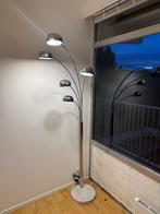 Authentique Lampadaire "Muguet" Années 70 chrome & marbre, Antiek en Kunst, Antiek | Verlichting, Ophalen