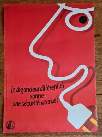 Anpat/AIB, Frans Mettes affiche securite veiligheid, 1981 beschikbaar voor biedingen