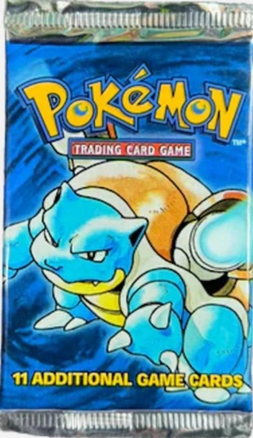 Pokémon Base Set (Unlimited): Booster Pack - Blastoise, Hobby en Vrije tijd, Verzamelkaartspellen | Pokémon, Nieuw, Booster, Ophalen of Verzenden