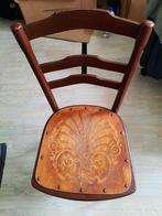 Vintage stoel, Maison & Meubles, Chaises, Brun, Bois, Vintage, Enlèvement