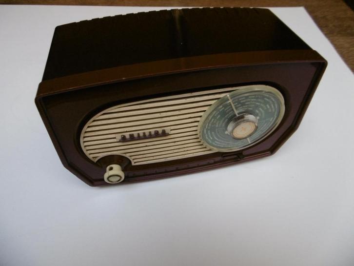 RADIO VINTAGE PHILIPS BF102U DE 1955 -FONT. GO-MOY -110v, Antiek en Kunst, Antiek | Tv's en Audio, Verzenden