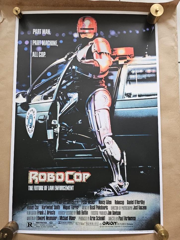 Bottleneck Gallery RoboCop Screen print, Collections, Posters & Affiches, Comme neuf, Cinéma et TV, A1 jusqu'à A3, Rectangulaire vertical