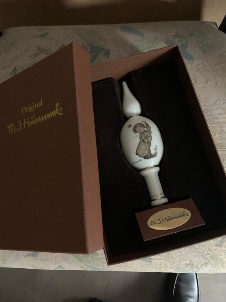 M.J.Hummel-Goebel originele kerstboom piek in originele doos, Antiek en Kunst, Curiosa en Brocante, Ophalen of Verzenden