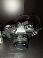 Minolta x300 + lens + flitslamp, Comme neuf, Minolta, Enlèvement ou Envoi