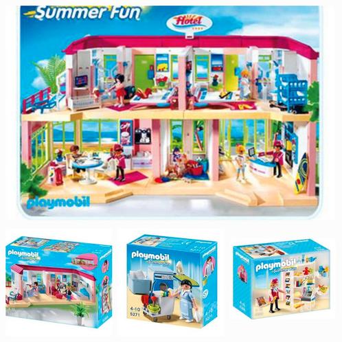 Lot : Grand Hôtel et 3 autres boîtes, Kinderen en Baby's, Speelgoed | Playmobil, Zo goed als nieuw, Complete set, Ophalen