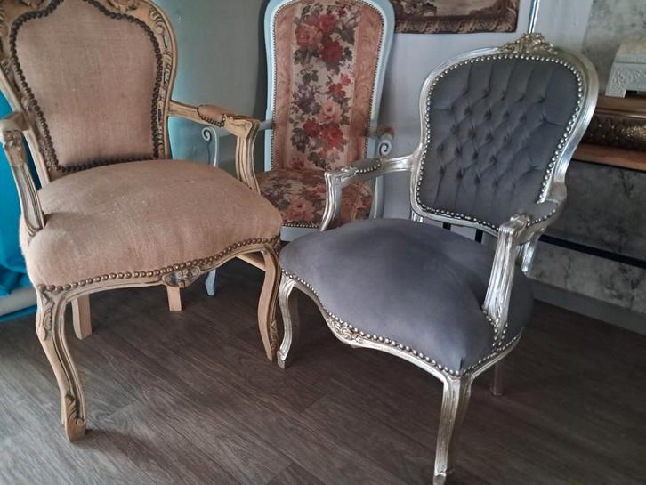 Fauteuils Cabriolet, Antiquités & Art, Antiquités | Meubles | Chaises & Canapés, Enlèvement