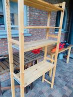 Houten rek - zo goed als nieuw, Ophalen, Zo goed als nieuw