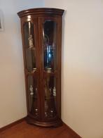 Vitrine hoekkast 2m hoogte, Ophalen