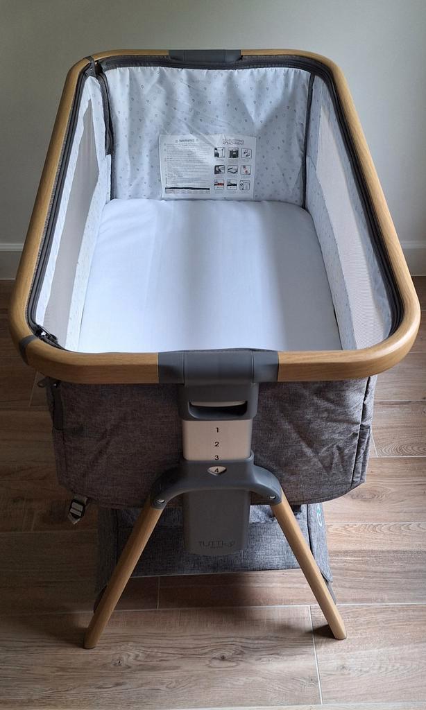 CoZee Tutti co-sleeper Oak charcoal in perfecte staat, Kinderen en Baby's, Babywiegjes en Ledikanten, Zo goed als nieuw, Ophalen