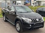 Mitsubishi L200 2.4DI-D D.Cab.4x4 Euro6b GPS-camera 1e rekwi, 4 deurs, Zwart, Leder, Vierwielaandrijving