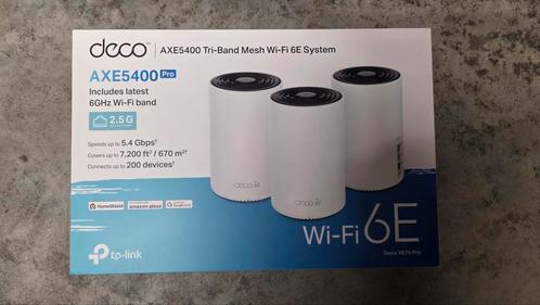 Tp link deco xe75 pro, Computers en Software, Routers en Modems, Zo goed als nieuw, Ophalen of Verzenden