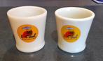 Cecemel. Twee Chocomel-bekers C.C.Mel 1949-53, Ophalen of Verzenden, Zo goed als nieuw, Gebruiksvoorwerp