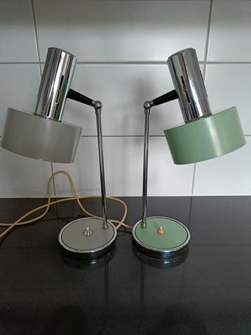 Vintage Italy design bureau/tafel lampen.