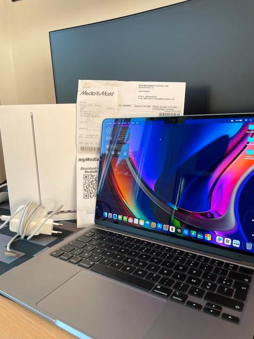 Apple MacBook Air (M2, 2024), Computers en Software, Apple Macbooks, Zo goed als nieuw, MacBook, 13 inch, 256 GB, 16 GB, Azerty