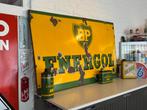 Groot BP Energol emaille reclamebord, Ophalen, Gebruikt, Reclamebord