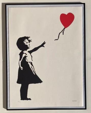 BANKSY: XXL-lithografie in 56 bij 76 cm beschikbaar voor biedingen