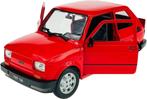 Welly FIAT 126 Polski Red Fiat 126p GRATIS LEVERING, Hobby en Vrije tijd, Modelbouw | Auto's en Voertuigen, Verzenden, Nieuw, Auto