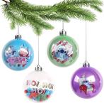 4 kerstballen Stitch - Disney - Nieuw, Verzamelen, Ophalen of Verzenden