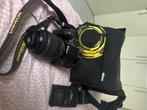 Nikon D5200 DSLR met 18-55mm lens + tas, Audio, Tv en Foto, Fotocamera's Digitaal, Ophalen, Gebruikt, Nikon