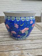 Vintage chinese porseleinen pot Cache pot, Ophalen