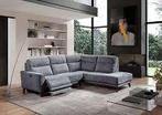 Nieuw stoffen hoeksalon met 1 elektrische relax 1995 euro., Enlèvement, Neuf, Tissus