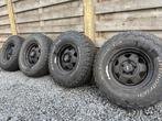 Originele wrangler yj Velgen + all terrain banden, Auto-onderdelen, Ophalen, All Season, Band(en)