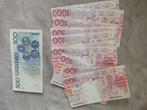 Anciens billets en francs belges, Enlèvement