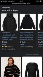 Gezocht : volledig zwarte of donkere trui/sweat/hoodie, Comme neuf, Taille 48/50 (M), Enlèvement ou Envoi