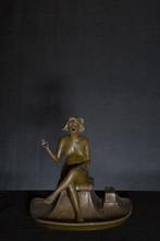 cendrier, Ophalen, Brons