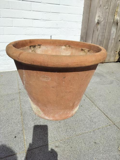Toscaanse bloempot diameter 53 cm  hoogte 41 cm, Tuin en Terras, Bloempotten, Gebruikt, Binnen, Balkon, Tuin, 40 tot 70 cm, 40 cm of meer