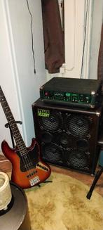 Basgitaar Marcus Miller V3 en trace eliot head en cabinet, Ophalen, Gebruikt, Basgitaar, 100 watt of meer
