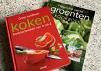 Kooktechnieken en Groentenkookboek zo goed als nieuw, Boeken, Kookboeken, Ophalen