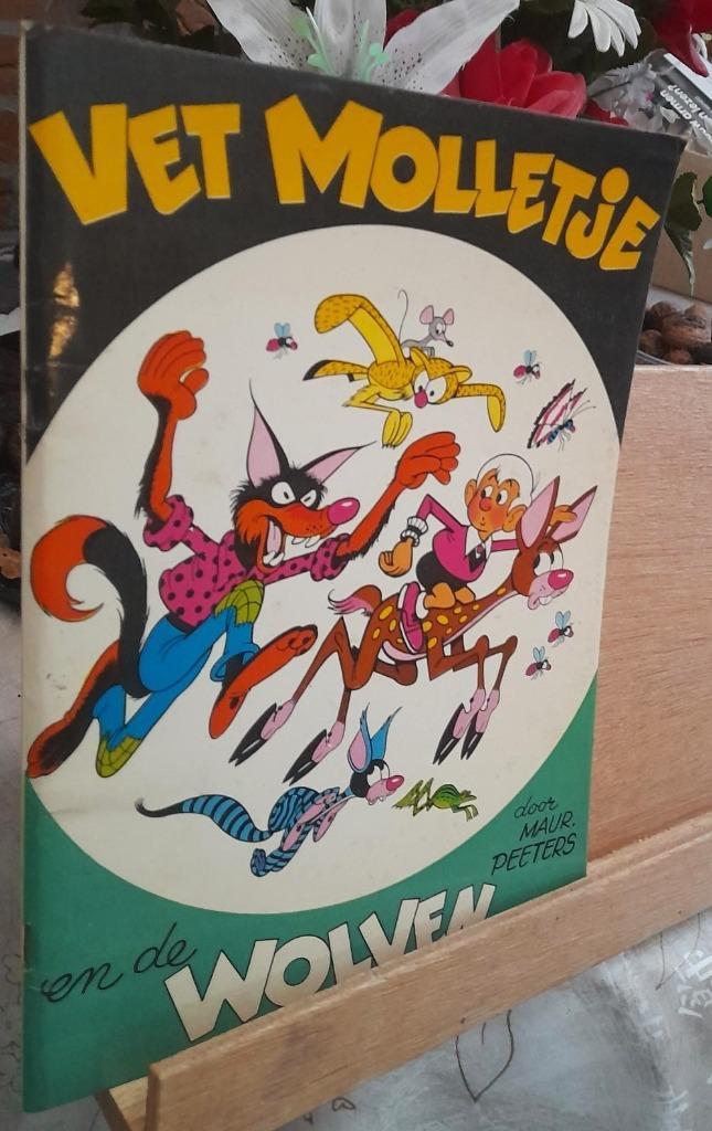 vet molletje tegen de wolven ‘’ zeldzaam rik jothier, Boeken, Stripverhalen, Gelezen, Eén stripboek, Verzenden