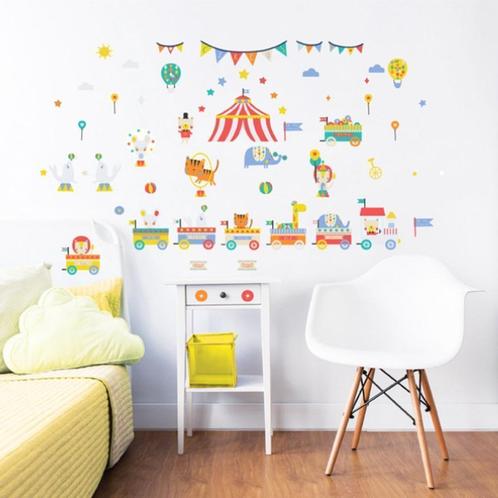 Circus Muurstickers - Walltastic - VAN 29,95 VOOR 17,50!, Kinderen en Baby's, Kinderkamer | Inrichting en Decoratie, Nieuw, Wanddecoratie