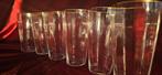 Set van 12 vintage kristallen glazen