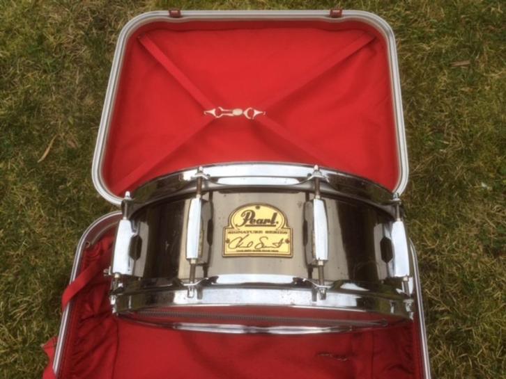 Pearl Chad Smith (RHCP) signature snare te koop, Muziek en Instrumenten, Drumstellen en Slagwerk, Gebruikt, Pearl, Ophalen