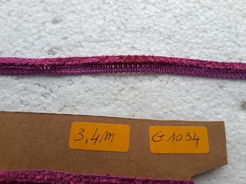 kleine vlecht oudroze 10 mm synthetisch G1017 en G1034 beschikbaar voor biedingen