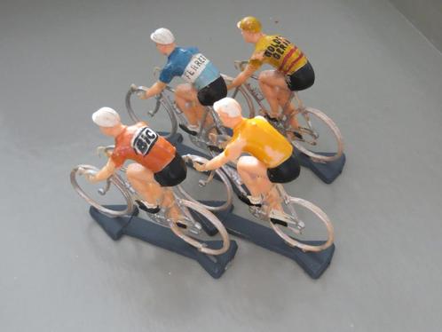 cyclistes X4 SOLIDO flèche NO COFALU SALZA ROGER TDF PR, Collections, Jouets, Utilisé, Enlèvement ou Envoi