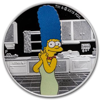 The Simpsons: Marge Simpson - Zilveren munt 2019 PROOF + BOX beschikbaar voor biedingen
