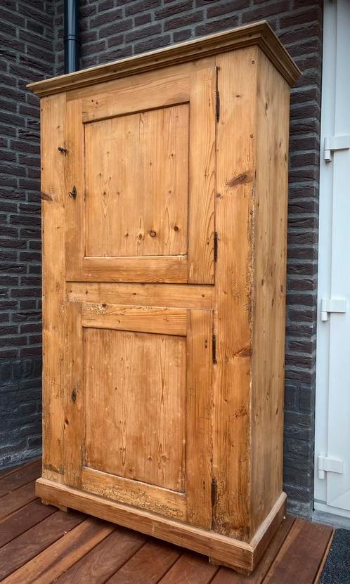 Antieke grenen spekkast, Antiek en Kunst, Antiek | Meubels | Kasten, Ophalen