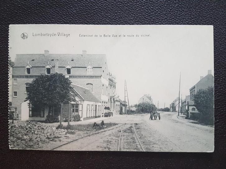 Postkaart Lombardsijde Lombartsyde Village Estaminet Café, Verzamelen, Postkaarten | België, Ongelopen, West-Vlaanderen, 1920 tot 1940