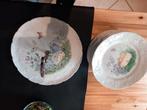 Servies met serveerbord + kaasrasp en vorkjes, Ophalen, Zo goed als nieuw, Bord(en)