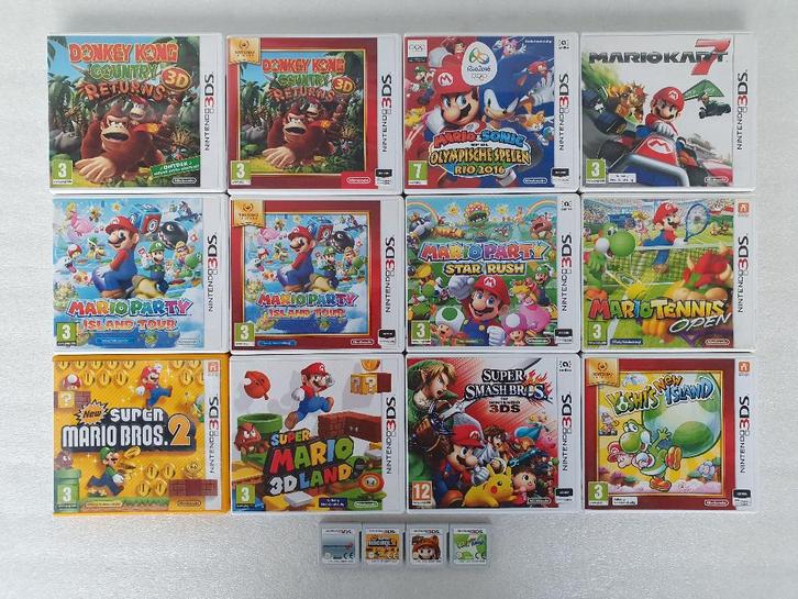 Nintendo 3DS Mario Games, Games en Spelcomputers, Games | Nintendo 2DS en 3DS, Gebruikt, Ophalen of Verzenden