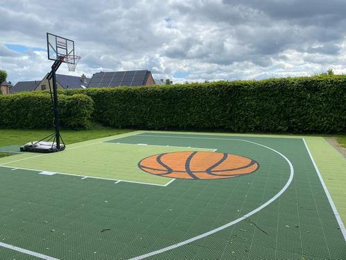 Basketbalplein outdoor 9,36m x 13,48m, Sports & Fitness, Basket, Utilisé, Autres types, Enlèvement