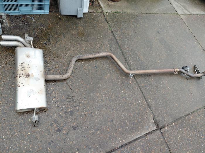 Uitlaat (compleet) van een Volkswagen Golf, Auto-onderdelen, Uitlaatsystemen, Volkswagen, Gebruikt, 3 maanden garantie