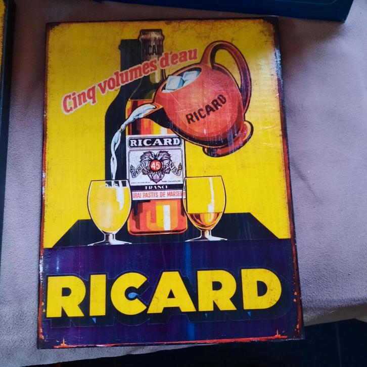 Ricard bordjes ., Verzamelen, Merken en Reclamevoorwerpen, Zo goed als nieuw, Ophalen of Verzenden