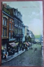 CARTE POSTALE ANCIENNE EN COULEUR CHARLEROI 1908 : Rue CHARL, Collections, Envoi, Affranchie, Hainaut