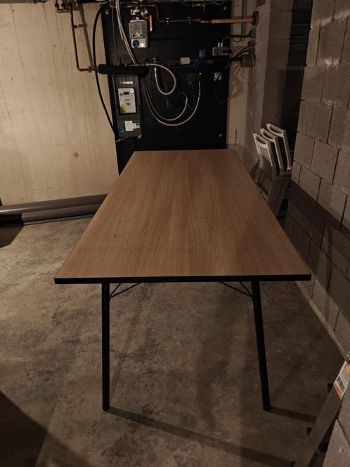 Tafel met 6 stoelen, Huis en Inrichting, Tafels | Eettafels, Zo goed als nieuw, 50 tot 100 cm, 150 tot 200 cm, Vijf personen of meer