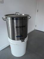 Brouwketel 34liter met kraantje, Huis en Inrichting, Ophalen, Gebruikt