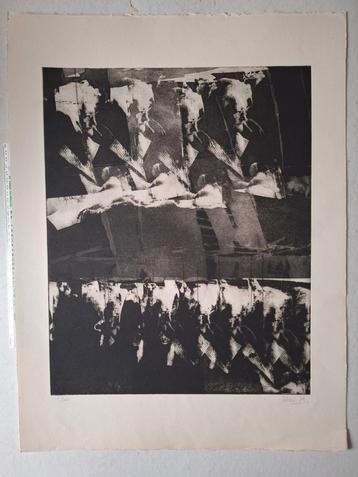 Ongewone ets Guy-Henri Dacos "Man met sigaret" uit 1979 beschikbaar voor biedingen